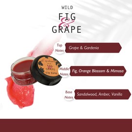 Di Palomo Wild Fig & Grape Lip Balm 10ml. Lip Moisturiser with Lip Tint. Lip Skin Care Lip Mask & Lip Treatment. Moisturising Ingredients For Extremely Dry, Cracked Lips. Scented Lip Balm.