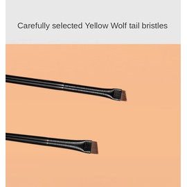 2 pinceles de gel en ángulo para delineador de ojos líquido para cejas inclinadas, pincel pequeño en ángulo para cejas, maquillaje de ojos, delineador de ojos, sombra de ojos, cerdas suaves