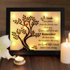 Fabuday LED Shadow Box - Modern LAMP, Wood Material, Fallen
