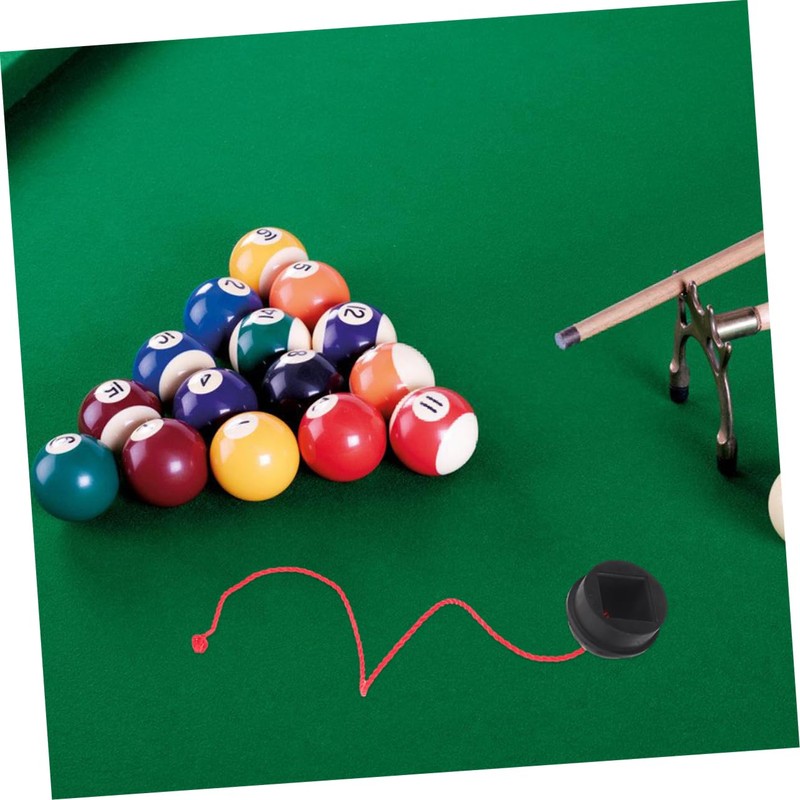 WHAMVOX 2pcs Robust Billiard Chalk Holder Slip Rubber Sleeve Fit