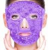 Antifaz de Gel para Cara Frío/Caliente con Respaldo de Felpa
