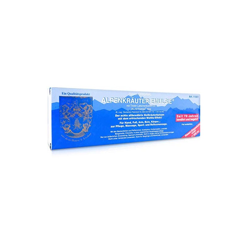 Frohne Emulsie Alpine Herbs Emulsion Riesentube 6,76fl.oz Das Original von
