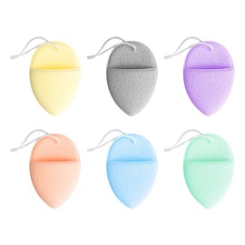 6 Face Wash Puffs, Soft and Comfortable, Multi-Function Sponge Facial Matte Glove Style, Reusable, Facial Cleaning Tool.