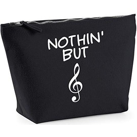 Hippowarehouse Nothin' But Treble printed make up cosmetic wash bag 18x19x9cm