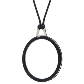 TERAISE Reading Glasses Necklace Readers for Women Anti-loss Lightweight Eyeglasses Portable Monocle Glasses with Exquisite Case(Black-1.5X)