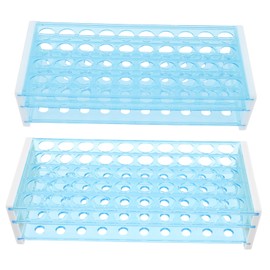 Alipis Test Tube Rack 2 Pack Multipurpose Tube Holder Laboratory Use Strep Throat Test Kit