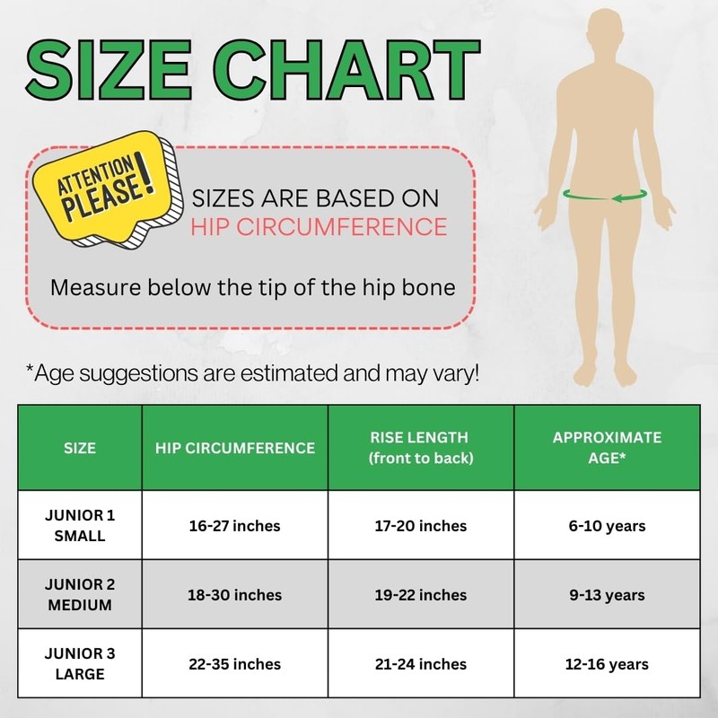 EcoAble Fitted Diaper with Insert for Big Kids, Age 6–16