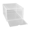 Shoe Storage Box Clear Acrylic with Magnet Front Door Stackable