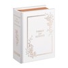Lillian Rose Wedding Ring Book Box, White