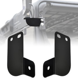 SAUTVS UTV Rear Roof Light Brackets, Rear Pro-fit Cage LED Light Mount Brackets Kit for Polaris Ranger Diesel ETX XP EV Crew 570 800 900 1000 2013-2024 Accessories (2PCS)