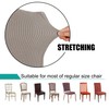 Turquoize Stretch Dining Chair Covers for Dining Room Set of