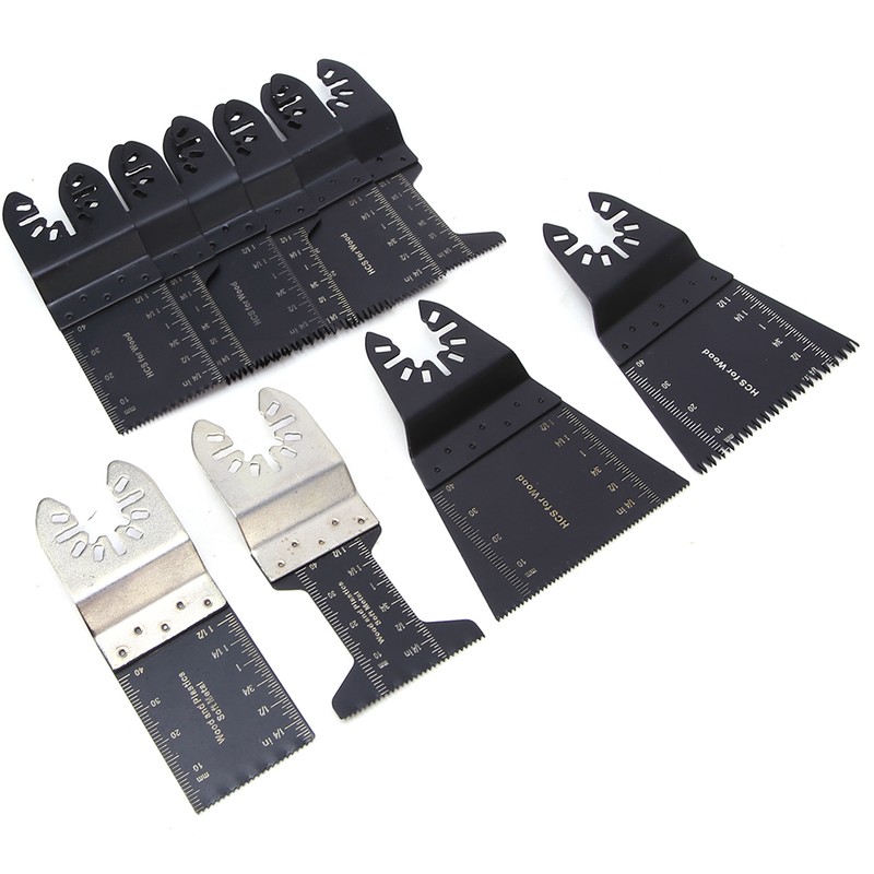 10Pcs Universal Saw Blade Oscillating Multi Tool High Carbon Steel