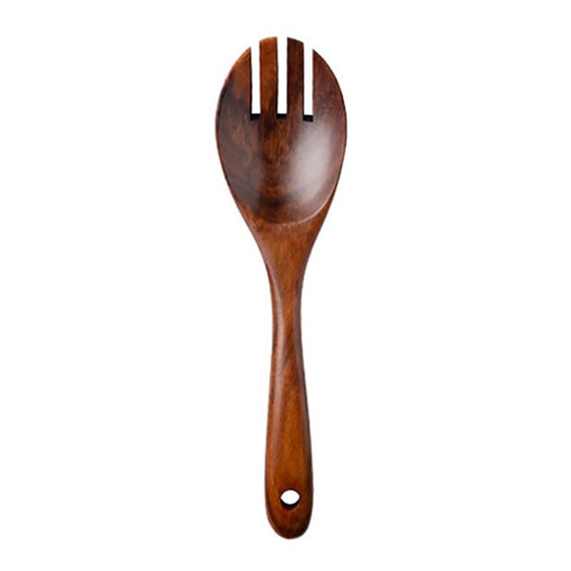 Japanese and Western Style Wooden Rice Spoon Salad Mixing Spoon