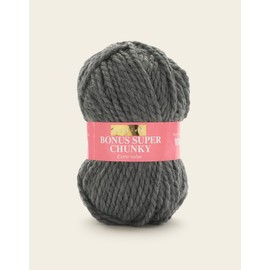 Sirdar Hayfield Dark Grey Bonus Yarn - 100g Super Chunky