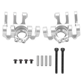 Metal Steering Knuckle for Axial RBX10 Ryft 1/10 RC Car Durable RC Crawler Car Upgrade PartsSilver