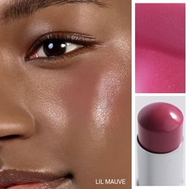 hince True Dimension Radiance Balm 10g - Shimmer Glow Face Highlighter Stick, Translucent Colors, Cream Blush Stick, Glass Skin in a Balm, Korean Beauty, Natural Makeup (LIL MAUVE, TP006)