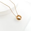 NAOTJEWELRY Women Jewelry Necklace Triple Ring Necklace gold