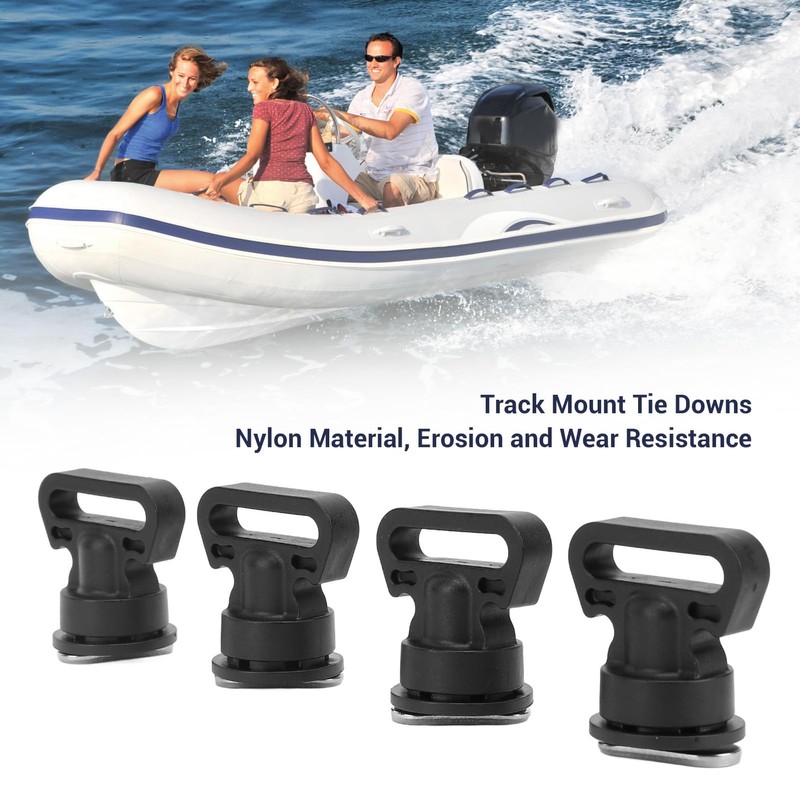 4PCS Tie Downs for Kayak Track Mount, Nylon Track Mount