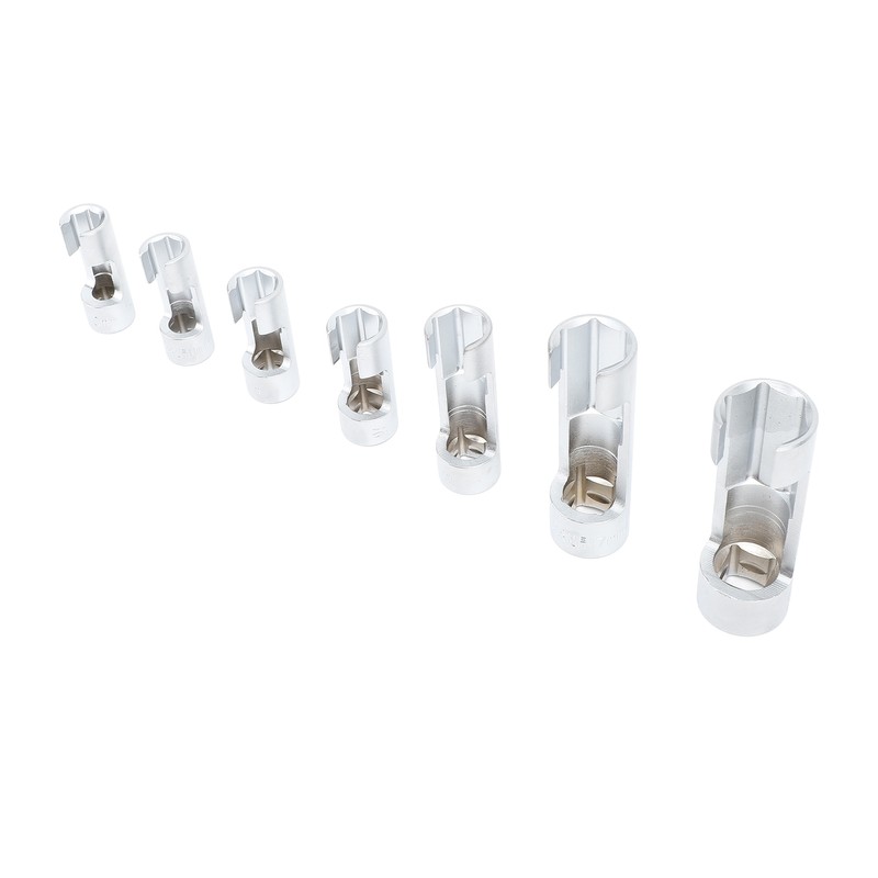 7 Pcs Oxygen Sensor Removal Socket Tool Chromium Alloy Oil