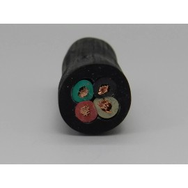 Unbranded 30 ft 8/4 SOOW SOO SO Black Rubber Cord Outdoor Flexible Extension Wire/Cable