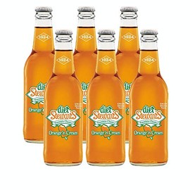 Stewart's Diet Orange N' Cream Soda, 12 Oz Glass Bottle (Pack of 6, Total of 72 Oz)