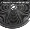 AcbbMNS 2 Pcs Activated Carbon Filters Range Hood Filters Compatible