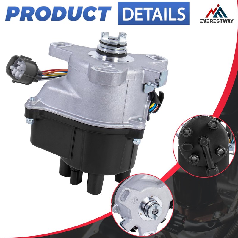 EVERESTWAY Ignition Distributor 9 Pins Compatible for 1997 1998 Honda