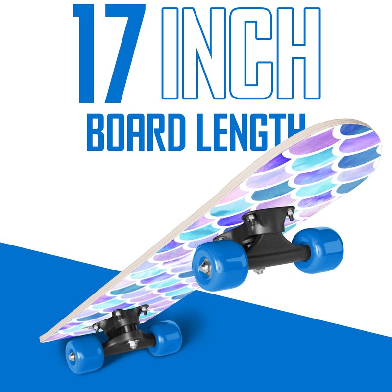 Rude Boyz 17" Micro Complete Skateboard | Maple Wood |