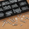 WUJIAQIU M4 Screws Set, 840 Pieces Rounded Head Screws Nuts