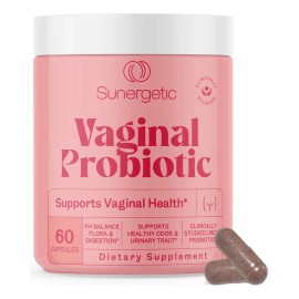 Sunergetic Probióticos Vaginales Salud Mujer 60 Cápsulas