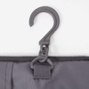Muji 02868772 Polyester Hanging Toiletry Case (New), Gray, Approx. 6.3