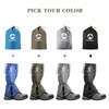 Pasanava Leg Gaiters Waterproof and Adjustable Walking Snow Gaiters with