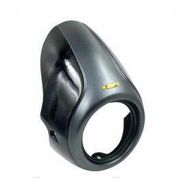 MonQeyKing Headlight Cowl for Honda Monkey 125 Head Light Cowl for Honda Monkey125 JB02 JB03 MONKEY125 THE MASK (Gloss Black)