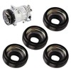 10 Pcs AC Compressor Shaft Seal Rubber Air Conditioning Shaft