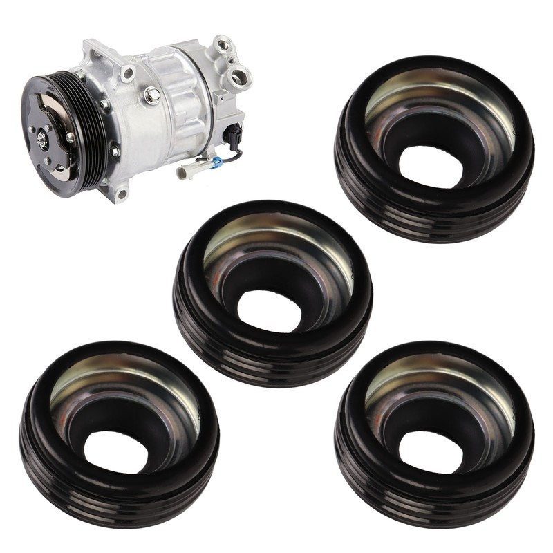 10 Pcs AC Compressor Shaft Seal Rubber Air Conditioning Shaft