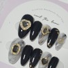 Twilight Crown Handmade Nail Tip - Long Ballerina / 트와일라잇