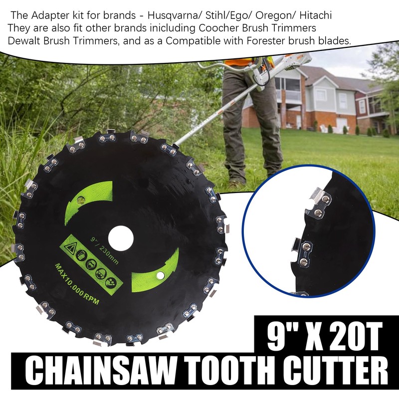 9" x 36 Teeth Carbide Tipped Blades 9" x 20T