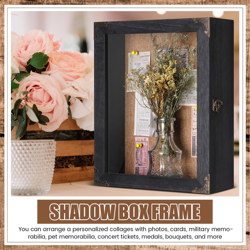 Cinnvoice 11x14 Inch Extra Deep Shadow Box Frame Depth 4.7in