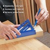 WORKPRO 7'' Aluminum Speed Square, Set Square 180mm, Carpenters Square,