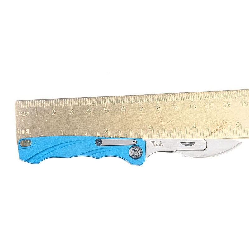 Tungyi Daily Pocket Folding Utility Knife with 10 Replaceable Quick