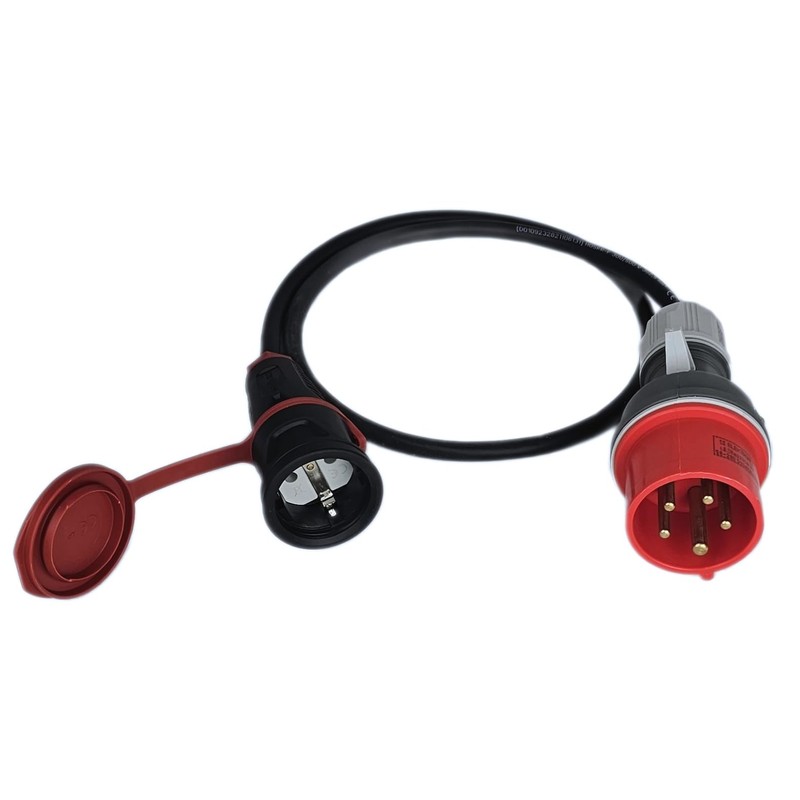 RoadEu CEE High Current Adapter, CEE Plug 16 A, 380