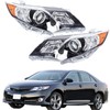 WFLNHB Headlights Assembly Replacement for Toyota Camry SE Style 2012