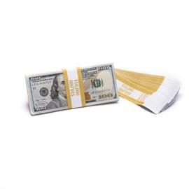 Barred ABA $10,000 Currency Band Bundles (10,000 Bands)