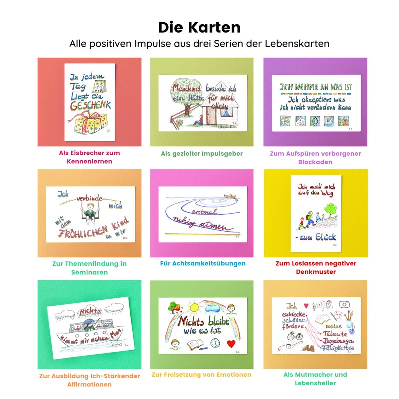 Lebenskarten 1 Therapy Box - "The Original" - 88 Cards