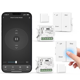 Maxcio WiFi Shutter Switch with Percentage Function, Maxcio Smart Blind Switch Compatible with Echo Alexa/Google