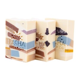 Pacha Pachafetti Bar Soap 3 Pack | Premium, Handcrafted, Hydrating | Natural Face Wash, Hand Cleanser, Body Wash | Soothing Essential Oils, 4 oz