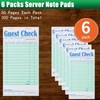 Guest Check Books 6 Pack, Guest Checks for Servers, Server