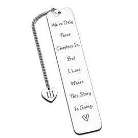 3 Year Anniversary Birthday Gifts for Him Anniversary for Him Her Couple Anniversary Wedding Gifts Leather Anniversary Bookmark Gifts for Husband Wife 3rd Anniversary Valentines Gifts for Couples