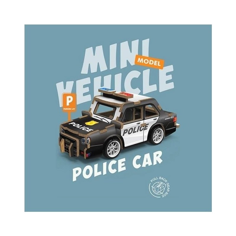 Wooden Puzzle 3D Vehicles Wooden Puzzle Vehicles with Reverse Function