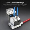 Baomain 6 Station Solenoid Valve Manifold, 12V DC 3 Way